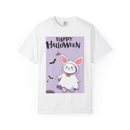 Halloween Bunny T-shirt, Cute Halloween Costume Shirt, Unisex Holiday Tee, Funny Halloween Apparel, Spooky Season Gift