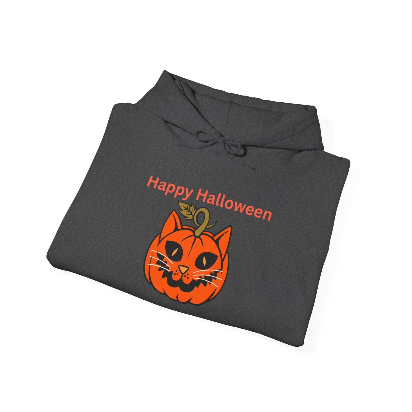 Halloween Cat Pumpkin Hoodie | Unisex Sweatshirt, Cozy Fall Apparel, Spooky Season Gift, Perfect for Trick-or-Treating