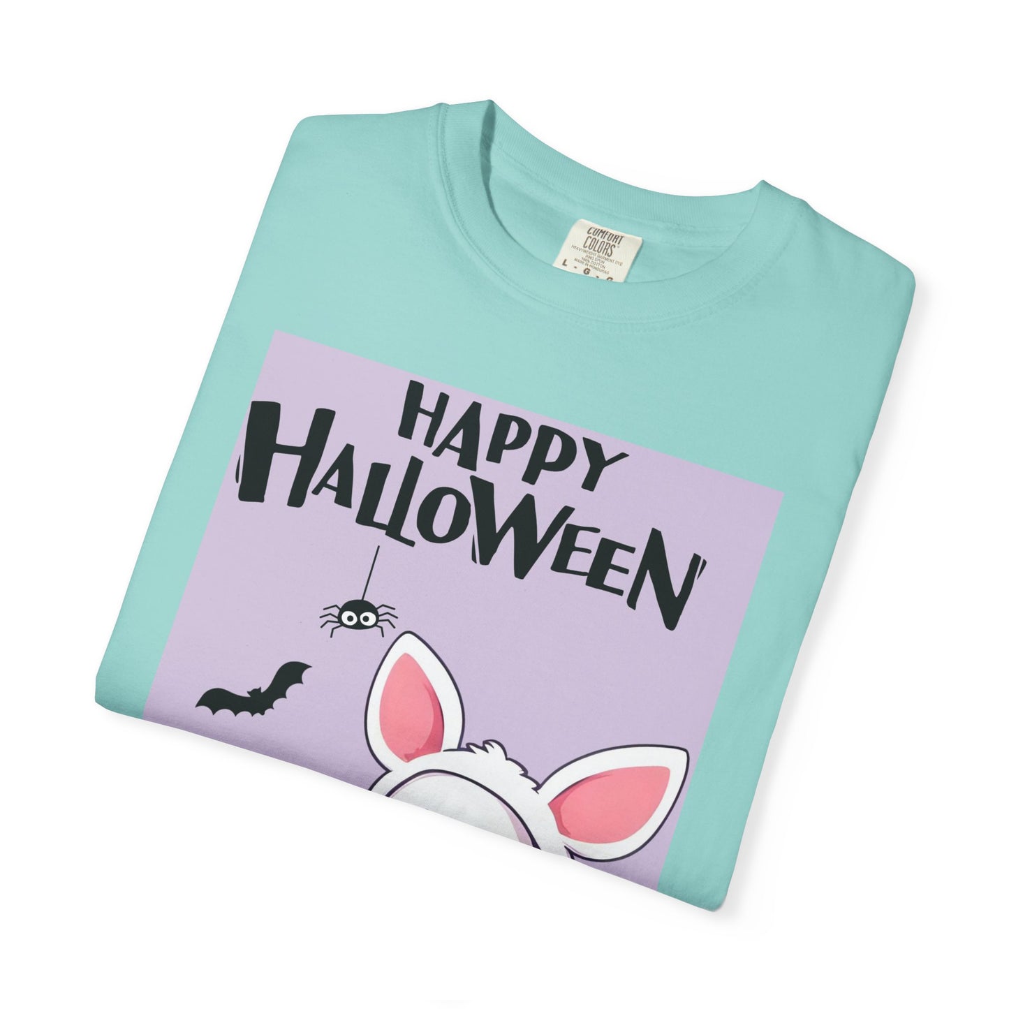 Halloween Bunny T-shirt, Cute Halloween Costume Shirt, Unisex Holiday Tee, Funny Halloween Apparel, Spooky Season Gift
