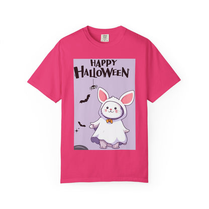 Halloween Bunny T-shirt, Cute Halloween Costume Shirt, Unisex Holiday Tee, Funny Halloween Apparel, Spooky Season Gift