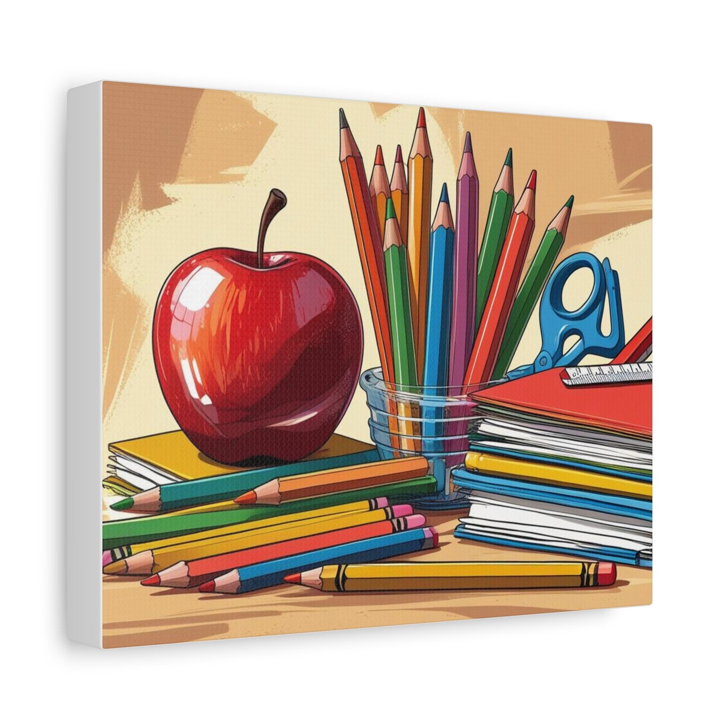 Educational Art Canvas Print, Classroom Decor, Teacher Gift, School Art, Inspirational Wall Art, Learning Decor