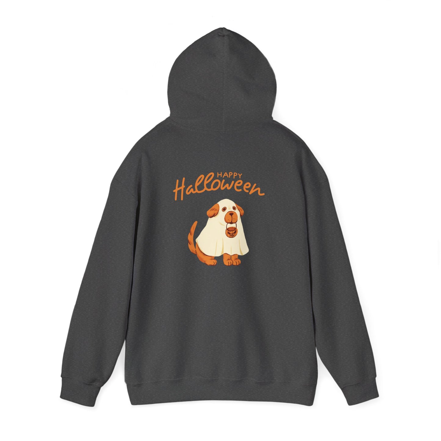 Halloween Dog Graphic Unisex Hoodie, Cozy Sweatshirt for Pet Lovers, Fall Apparel, Halloween Gift, Dog Lover's Sweatshirt