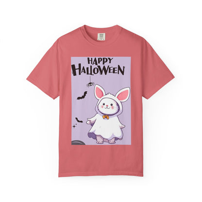 Halloween Bunny T-shirt, Cute Halloween Costume Shirt, Unisex Holiday Tee, Funny Halloween Apparel, Spooky Season Gift