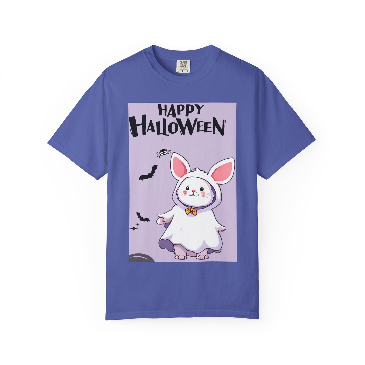 Halloween Bunny T-shirt, Cute Halloween Costume Shirt, Unisex Holiday Tee, Funny Halloween Apparel, Spooky Season Gift