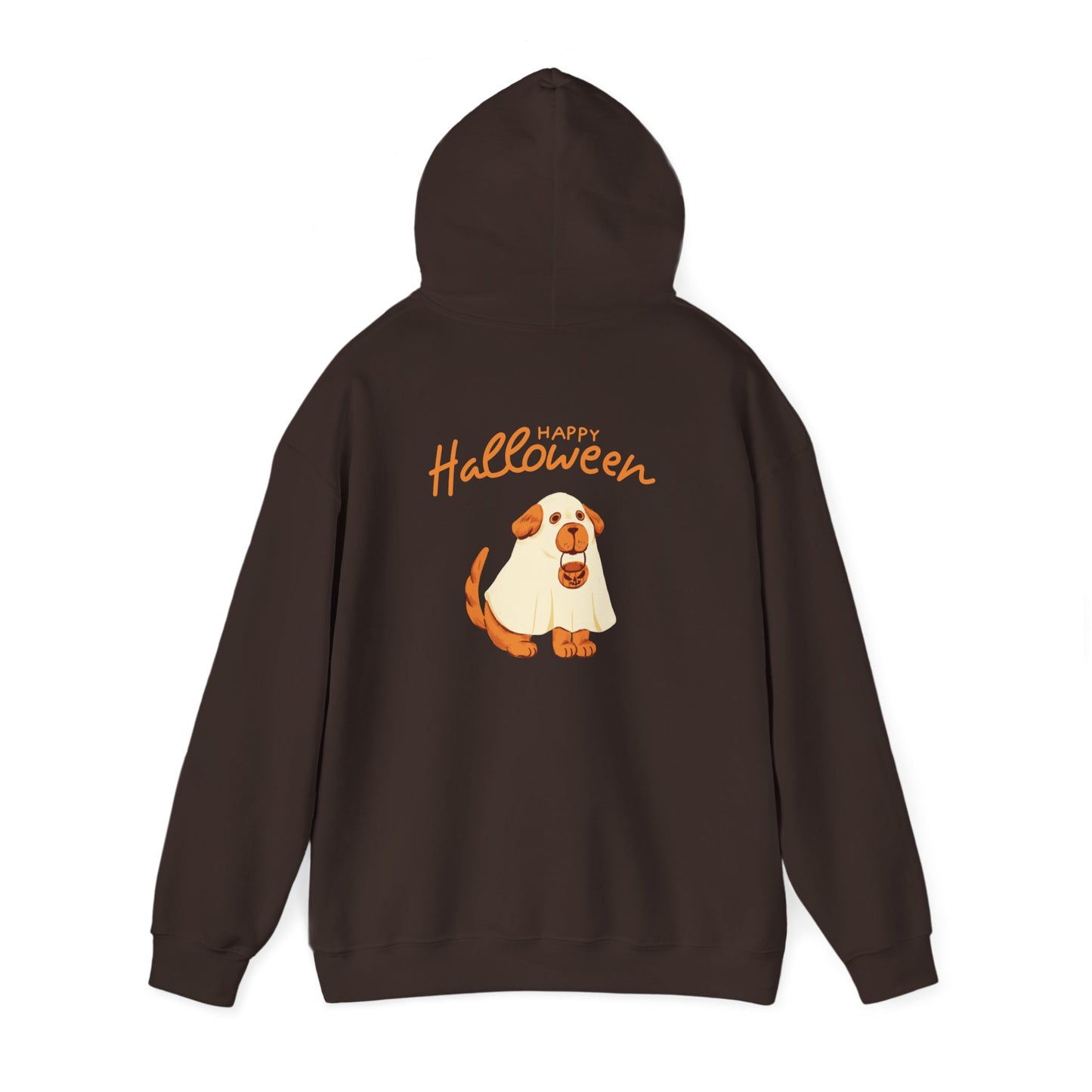 Halloween Dog Graphic Unisex Hoodie, Cozy Sweatshirt for Pet Lovers, Fall Apparel, Halloween Gift, Dog Lover's Sweatshirt