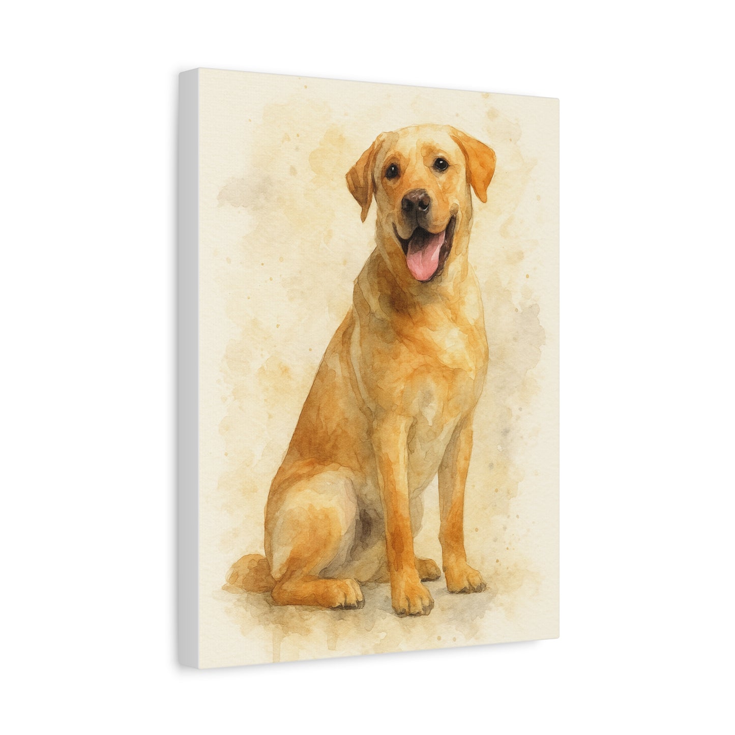 Labrador Dog Portrait Canvas Art, Custom Pet Wall Decor, Gift for Dog Lovers, Home Decor, Animal Lover Gifts