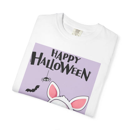 Halloween Bunny T-shirt, Cute Halloween Costume Shirt, Unisex Holiday Tee, Funny Halloween Apparel, Spooky Season Gift