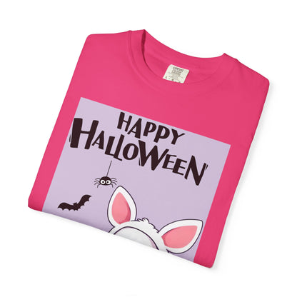 Halloween Bunny T-shirt, Cute Halloween Costume Shirt, Unisex Holiday Tee, Funny Halloween Apparel, Spooky Season Gift