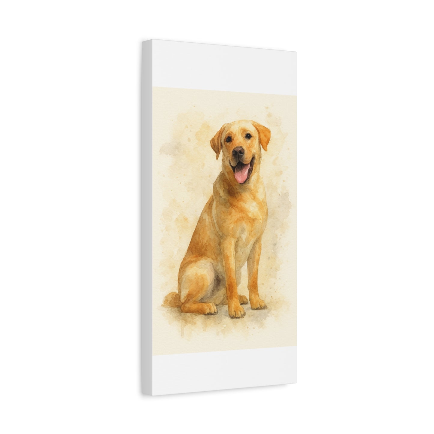 Labrador Dog Portrait Canvas Art, Custom Pet Wall Decor, Gift for Dog Lovers, Home Decor, Animal Lover Gifts