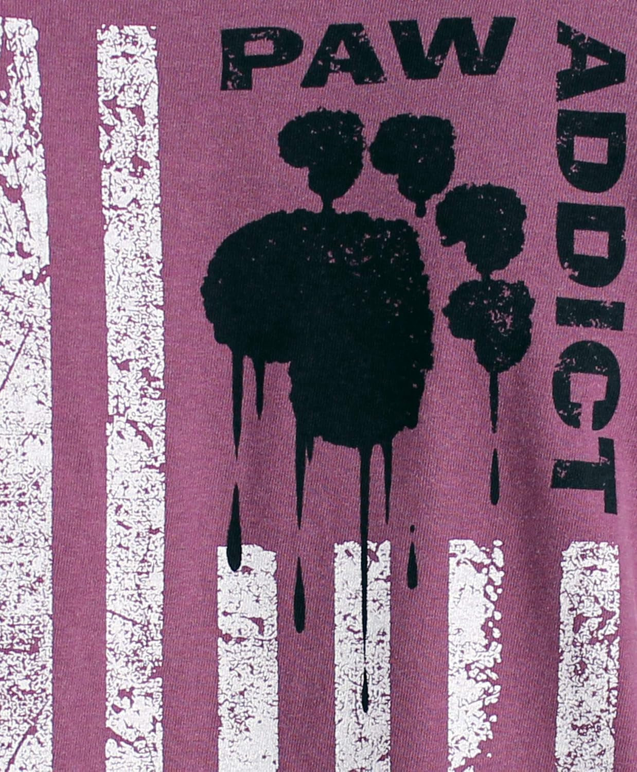 Long Sleeve Graphic Tshirts | Paw Flag Rescue Cross Novelity Shirt for Cat & Dog Lovers